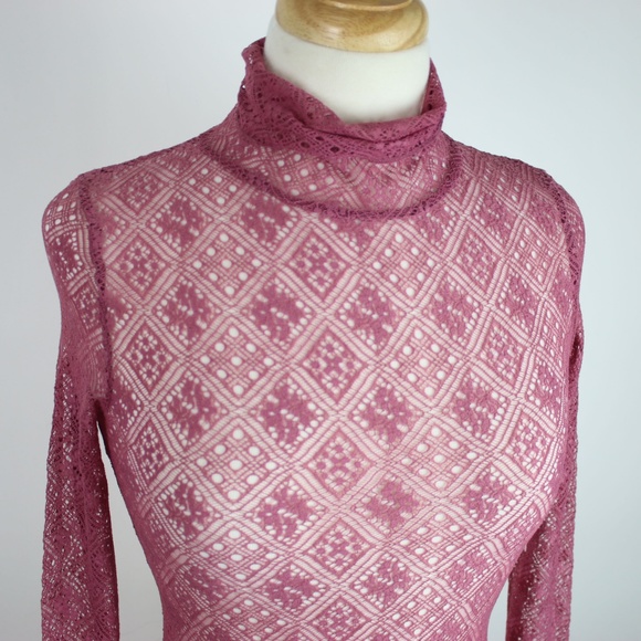 NEW FREE PEOPLE Sweet Memories Turtleneck XS - Picture 5 of 8